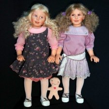 ООАК куклы Светланы Гришко. Анастасия и Диана