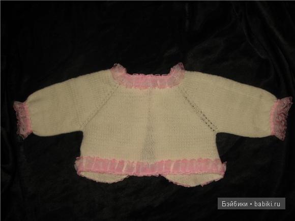 Кофточка для еще одной малышки (фото 4)