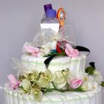 Торт из памперсов.