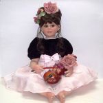 Музыка,розы,овации-Коллекционная кукла "Аполлония" от Ф.Спанос