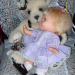 Малышка Синтия от Galoob Baby Face Doll и её друзья