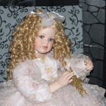 Чудо по имени Барбара, фарфоровая куколка от Донны Руберт
