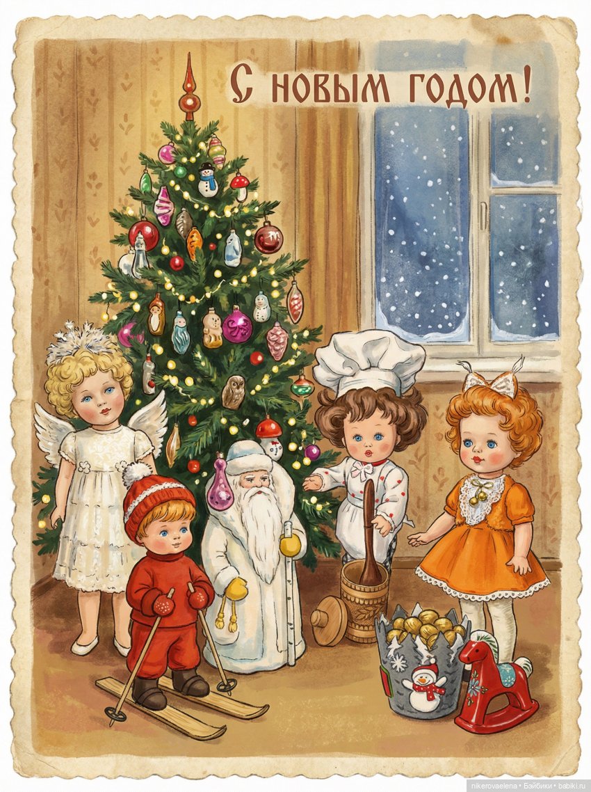 Новые старые открытки — Одежда и обувь для кукол своими руками: фото