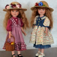 Начало нашей большой коллекции. Любимые куколки от Линды Рик