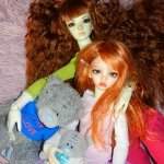 Мои старшие девочки Гу Ми Джу (Zaoll Dollmore) и Ларина (DIM).