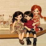 Поиграем :) Тая, Айка, Гарри - куклы BJD!
