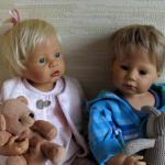 Коллекционные куклы Запф - ребята Макс, Машенька, и Тася