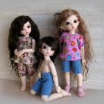 Литлфи и Пукифи. Парички для BJD