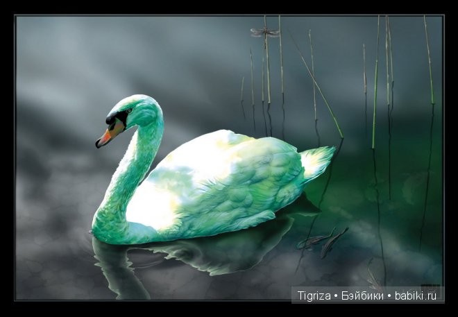 Сказка о зеленом лебеде, или колыбель для реборна (фото 9)