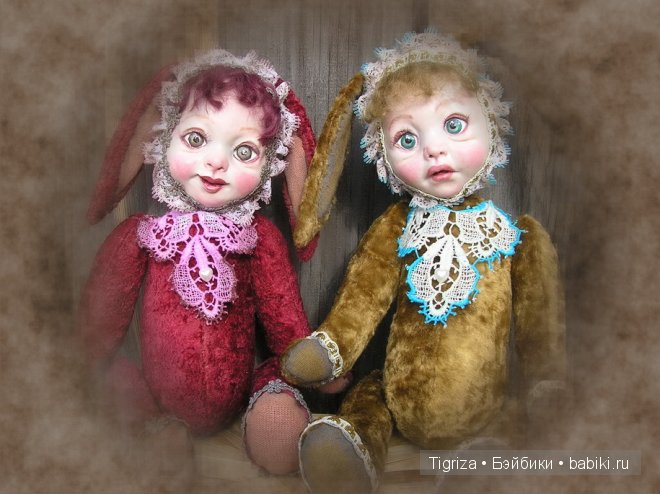 Гипотеза появления тедди-долл. Мои новые зайко-девочки тедди долл