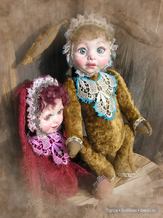 Гипотеза появления тедди-долл. Мои новые зайко-девочки тедди долл (фото 2)