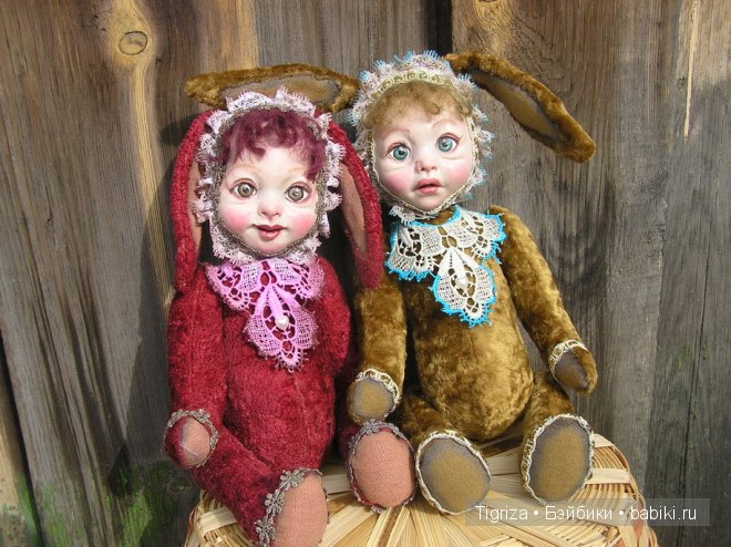 Гипотеза появления тедди-долл. Мои новые зайко-девочки тедди долл (фото 4)