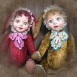 Гипотеза появления тедди-долл. Мои новые зайко-девочки тедди долл