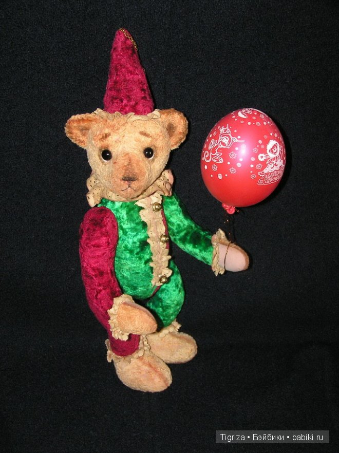 Тепло винтажного плюша. Авторская игрушка