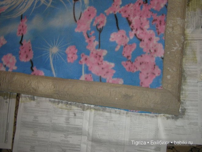 Символ года в интерьере квартиры. МК по созданию огромной"гобеленовой" картины (фото 10)