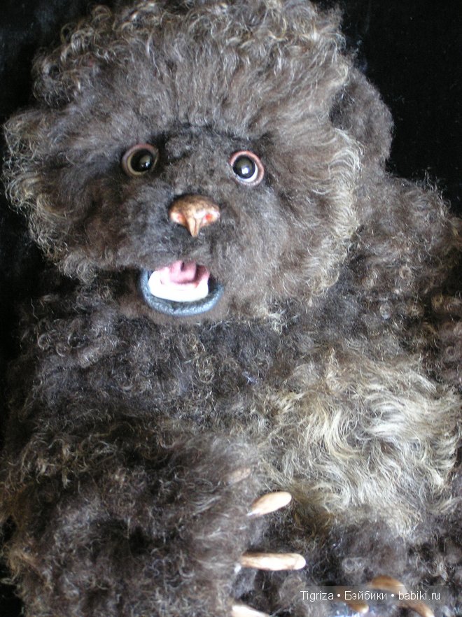 Разномастная двойня. Мишки из натурального меха (фото 4)