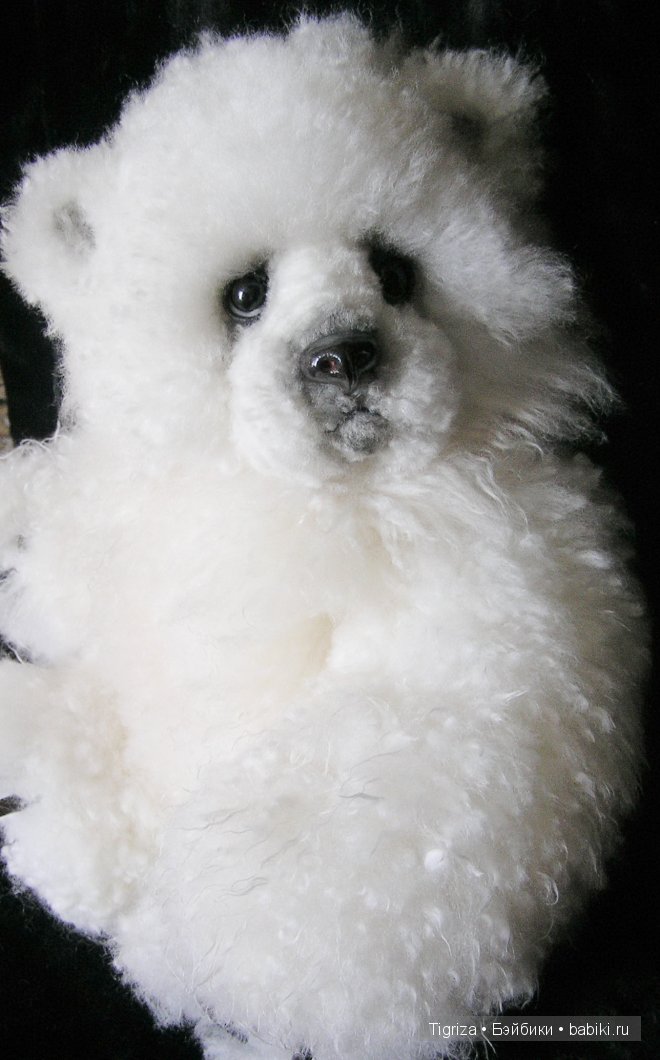 Разномастная двойня. Мишки из натурального меха (фото 5)