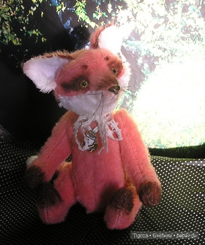 Забота лисенка Патрика. Авторская игрушка Марины Непокрытых