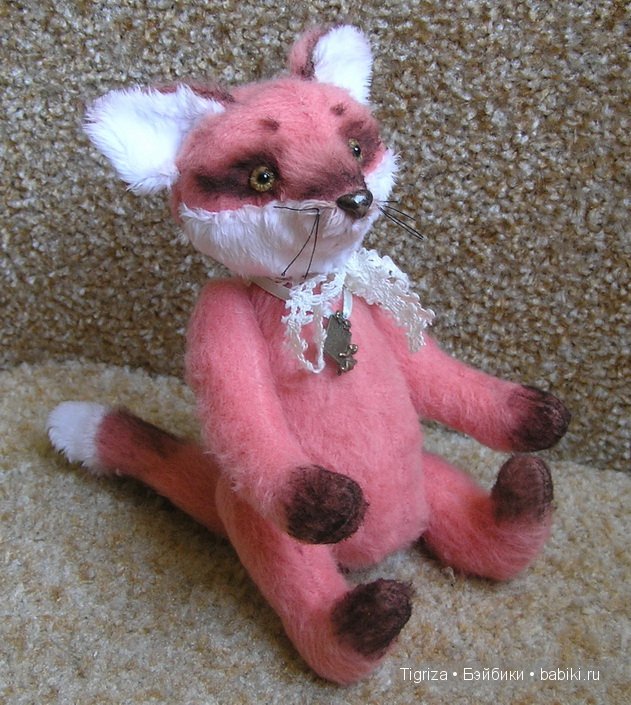 Забота лисенка Патрика. Авторская игрушка Марины Непокрытых (фото 9)