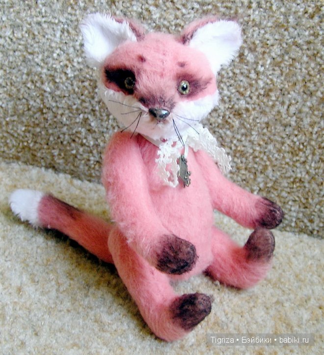 Забота лисенка Патрика. Авторская игрушка Марины Непокрытых (фото 10)