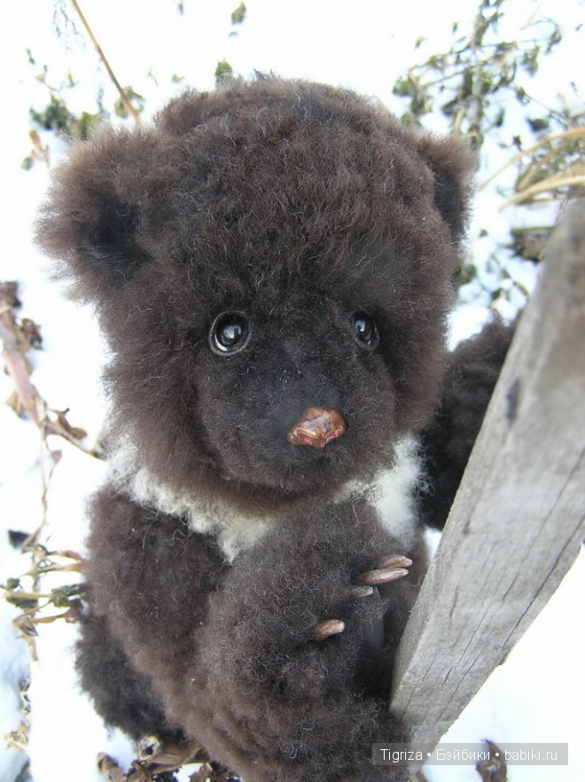 Еще один медвежий бэби. Авторский мишка Марины Непокрытых