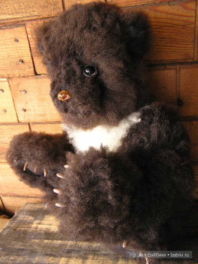 Еще один медвежий бэби. Авторский мишка Марины Непокрытых (фото 6)