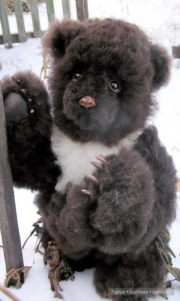 Еще один медвежий бэби. Авторский мишка Марины Непокрытых (фото 9)