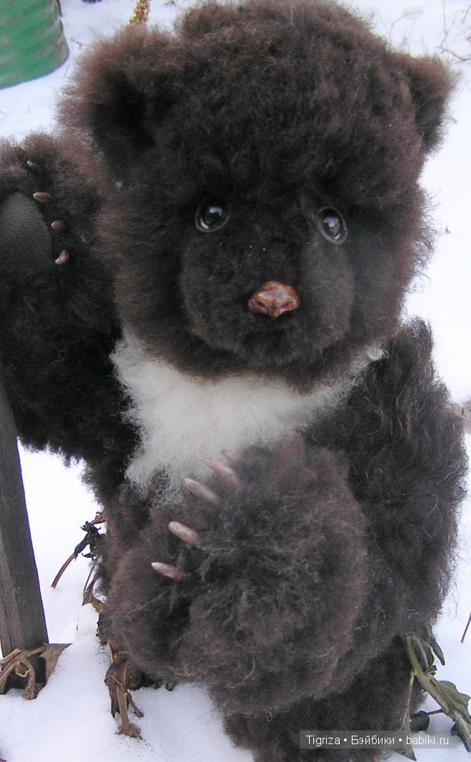 Еще один медвежий бэби. Авторский мишка Марины Непокрытых (фото 10)