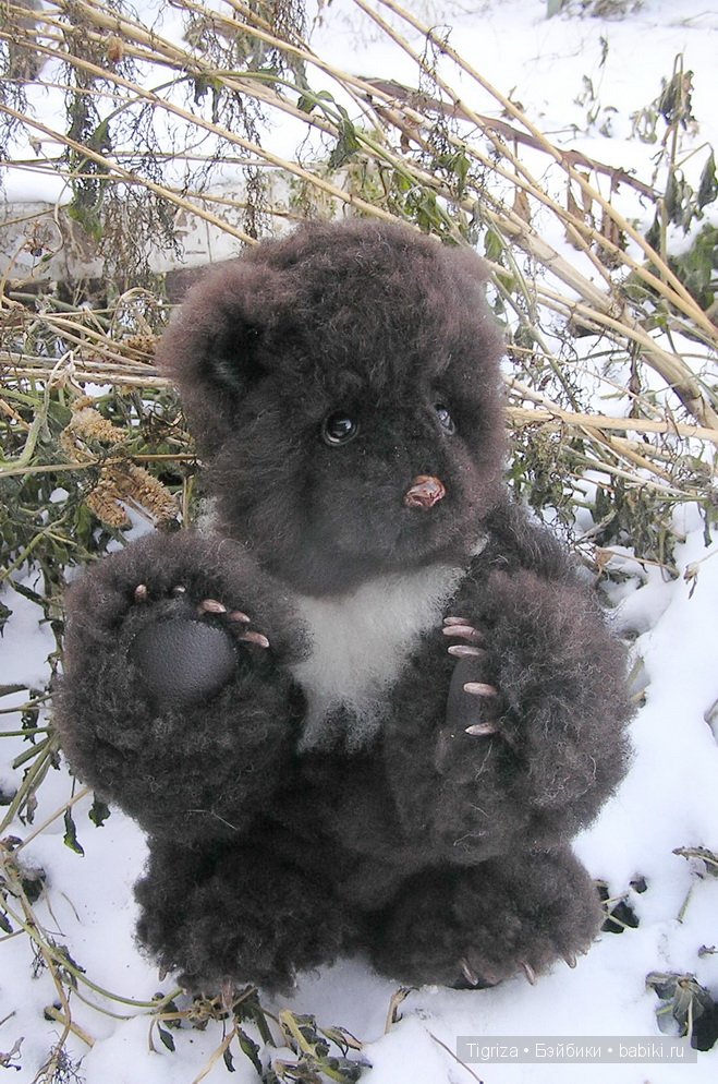 Еще один медвежий бэби. Авторский мишка Марины Непокрытых (фото 8)