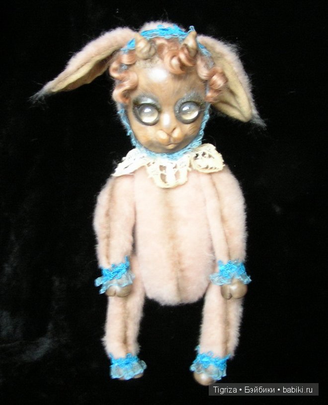 Мой вклад в козье стадо — Игрушки в смешанной технике (мех и глина): Арт