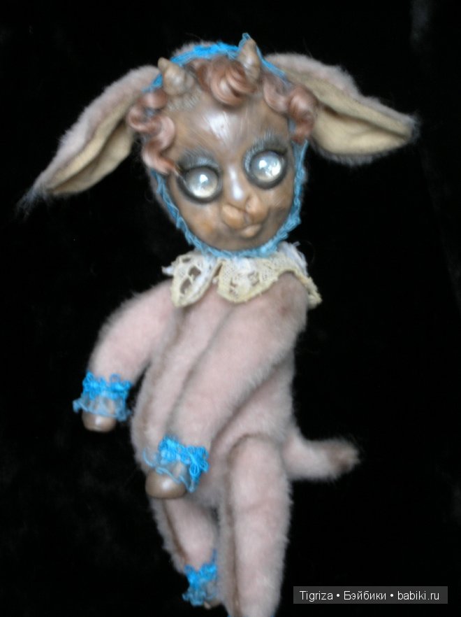 Мой вклад в козье стадо — Игрушки в смешанной технике (мех и глина): Арт (фото 8)