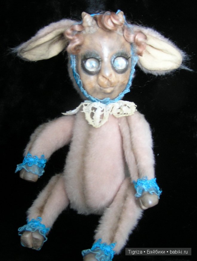 Мой вклад в козье стадо — Игрушки в смешанной технике (мех и глина): Арт (фото 5)