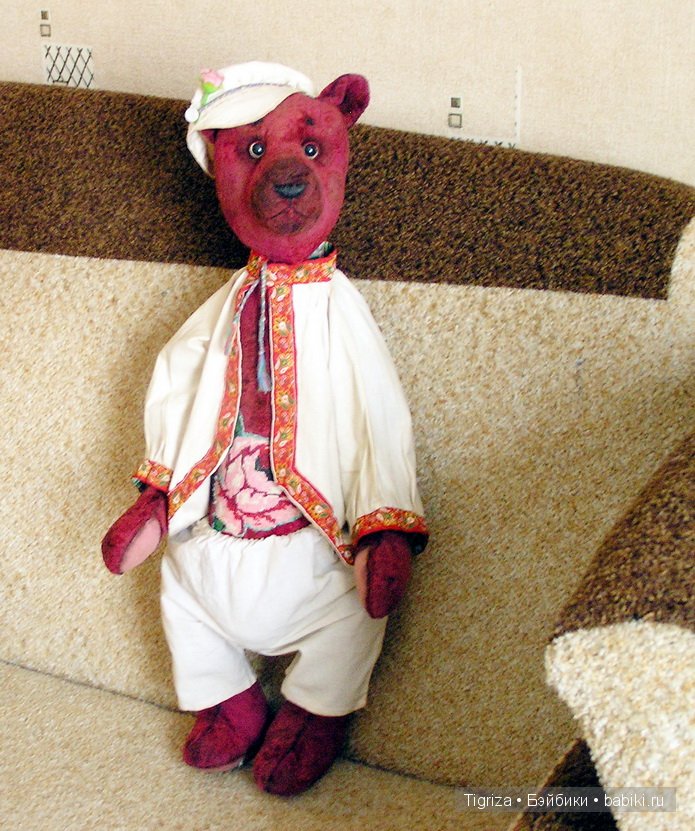 Валериан. Авторский мишка-тедди Марины Непокрытых