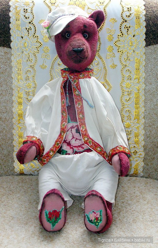 Валериан. Авторский мишка-тедди Марины Непокрытых