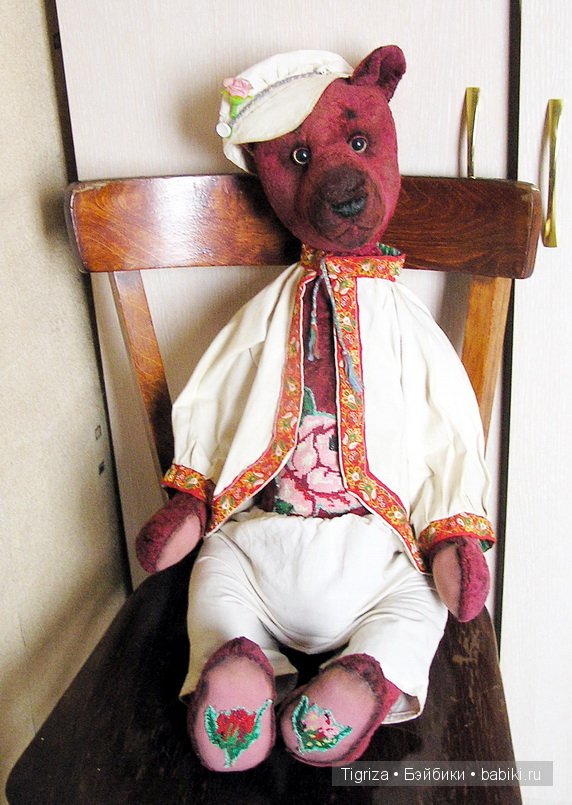 Валериан. Авторский мишка-тедди Марины Непокрытых