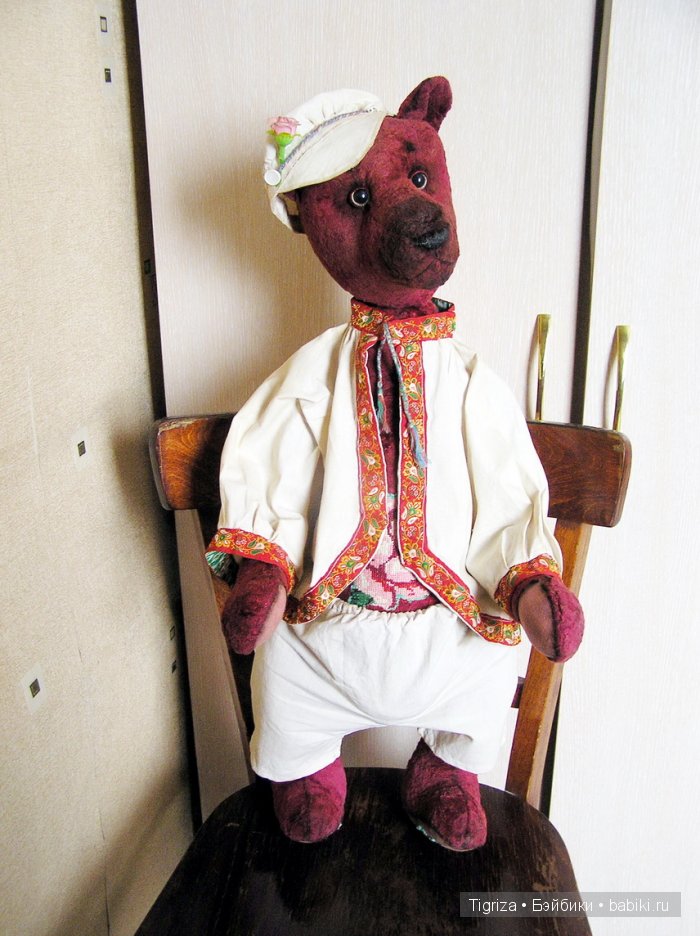 Валериан. Авторский мишка-тедди Марины Непокрытых