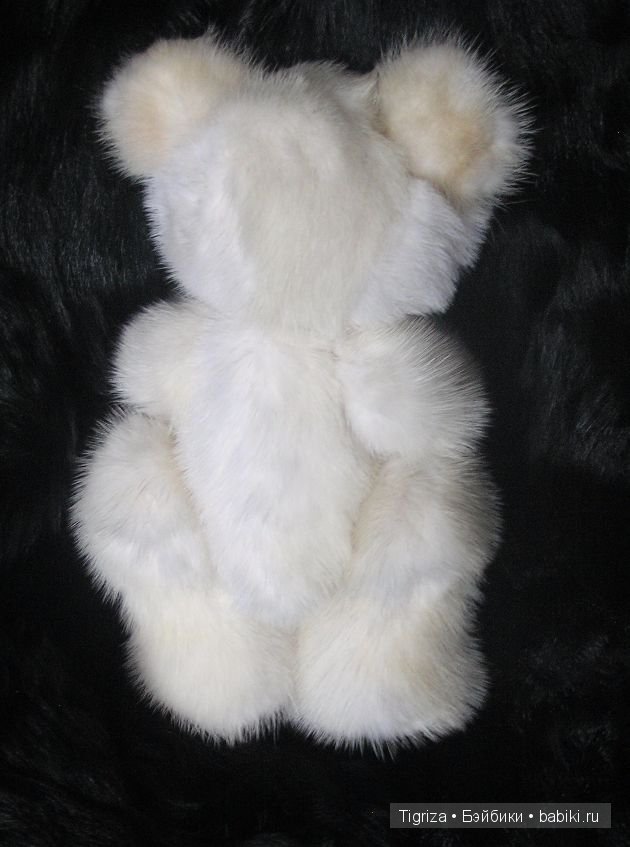 Полярный мишка тедди из натурального меха (фото 9)