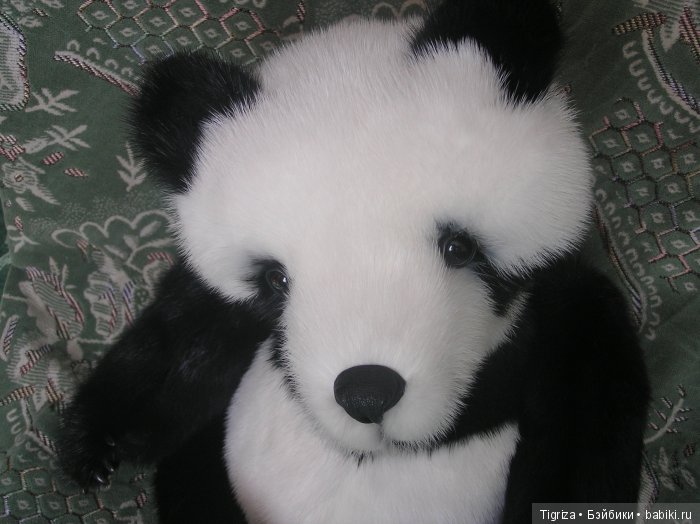 Авторская игрушка, Бао-Бао из натурального меха (фото 4)