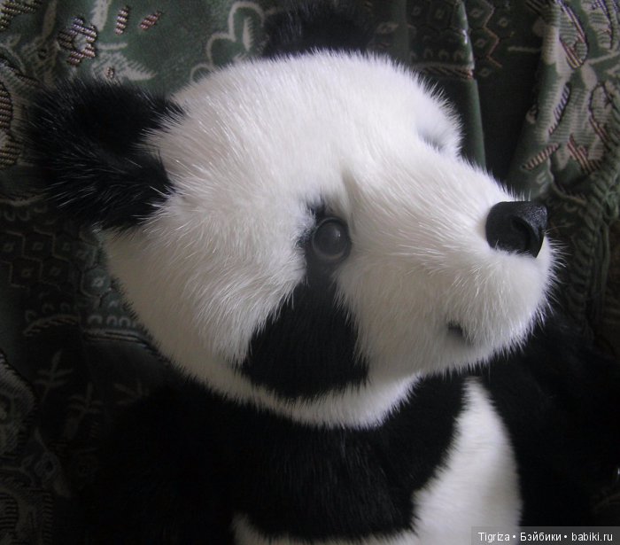 Авторская игрушка, Бао-Бао из натурального меха (фото 3)