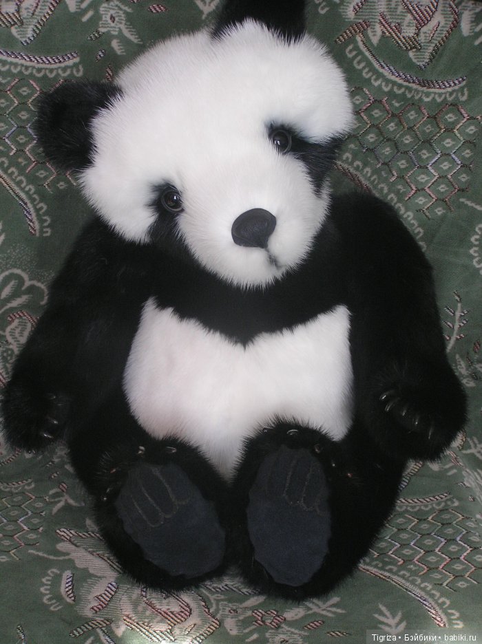 Авторская игрушка, Бао-Бао из натурального меха (фото 6)