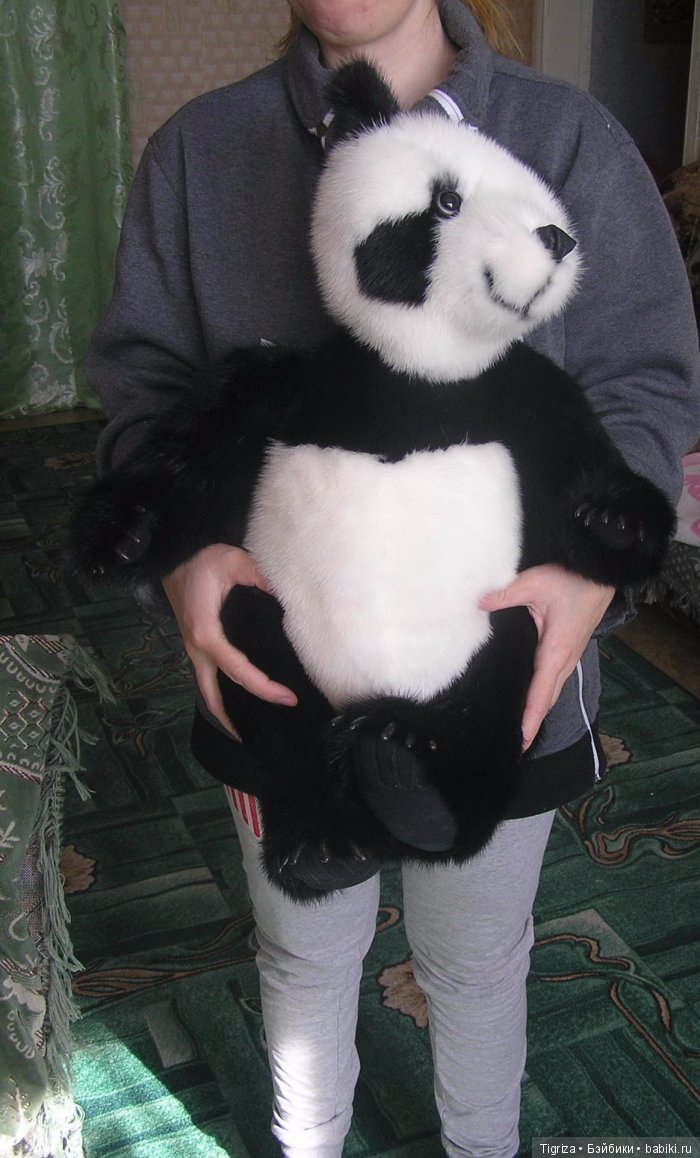 Авторская игрушка, Бао-Бао из натурального меха