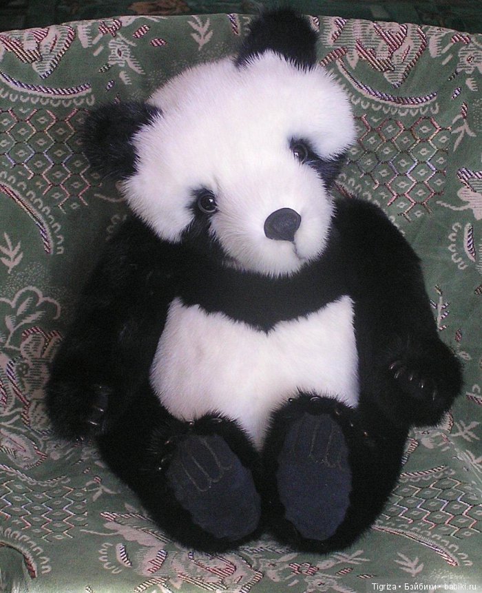 Авторская игрушка, Бао-Бао из натурального меха (фото 9)