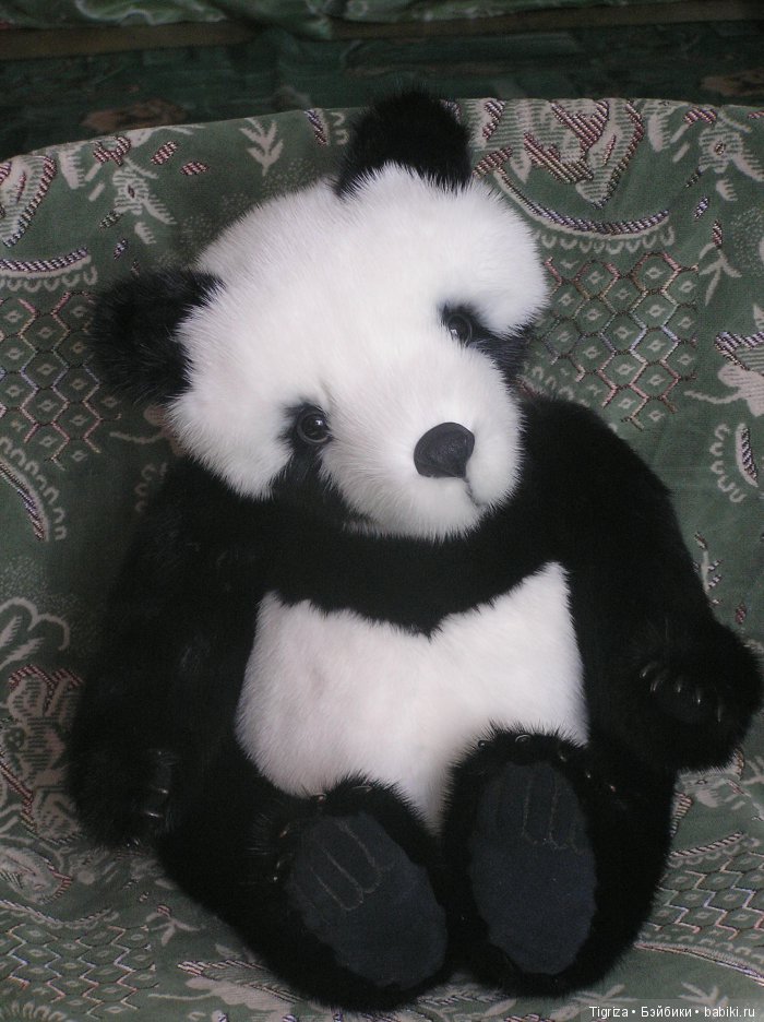 Авторская игрушка, Бао-Бао из натурального меха (фото 5)