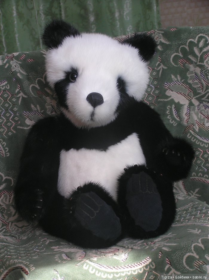 Авторская игрушка, Бао-Бао из натурального меха (фото 7)