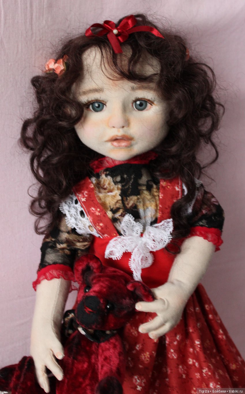 Моя застенчивая Есения — Авторские текстильные куклы: Вальдорфские