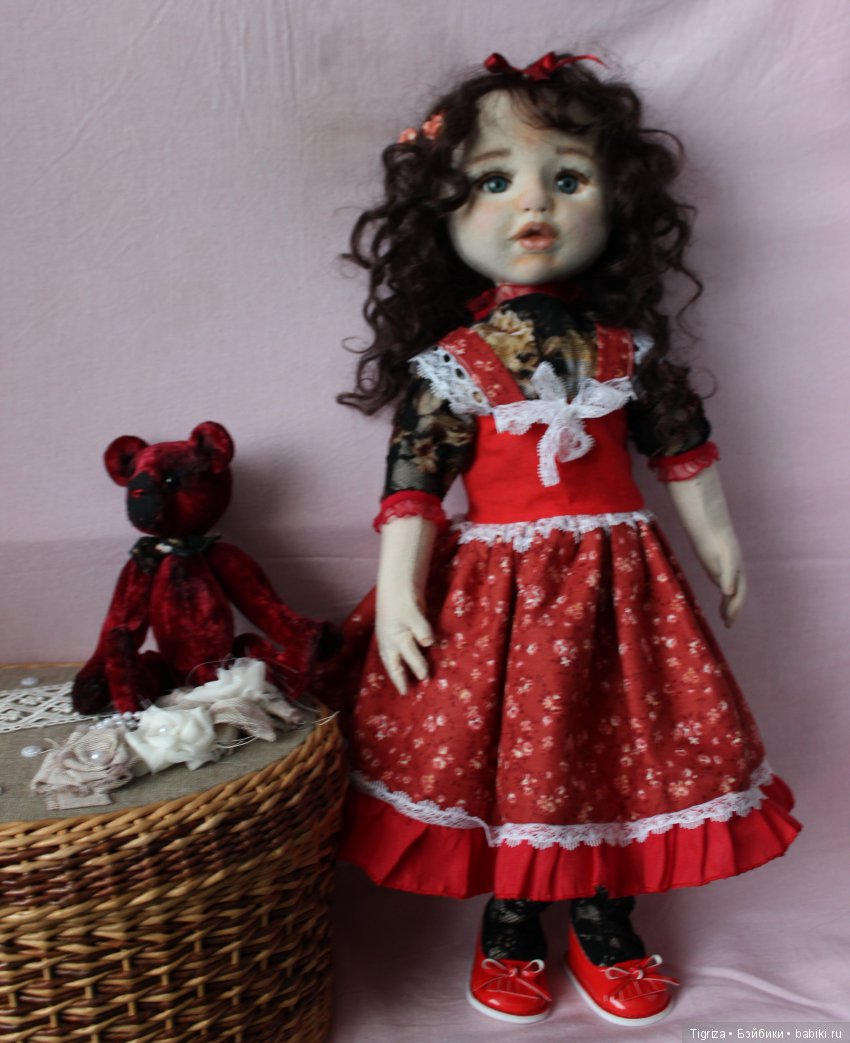 Моя застенчивая Есения — Авторские текстильные куклы: Вальдорфские