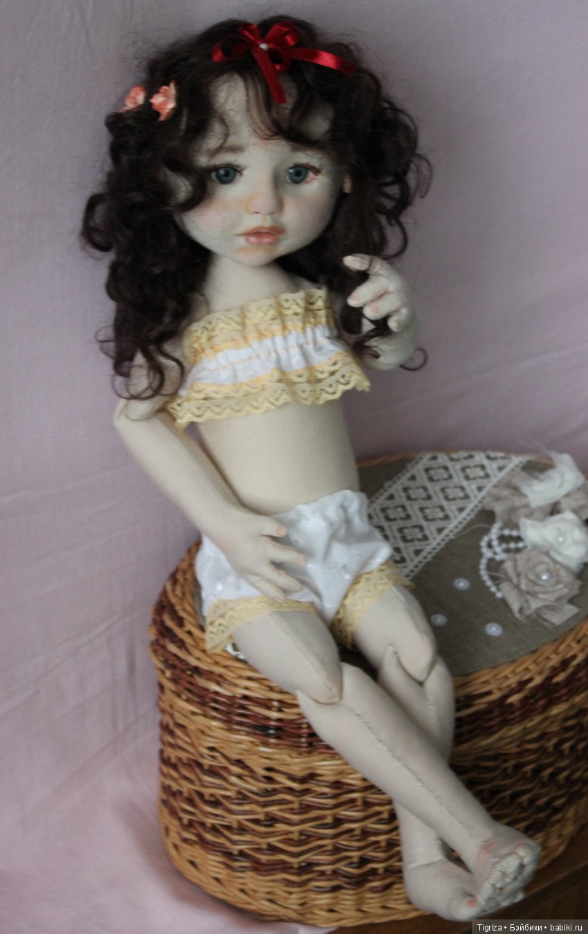 Моя застенчивая Есения — Авторские текстильные куклы: Вальдорфские