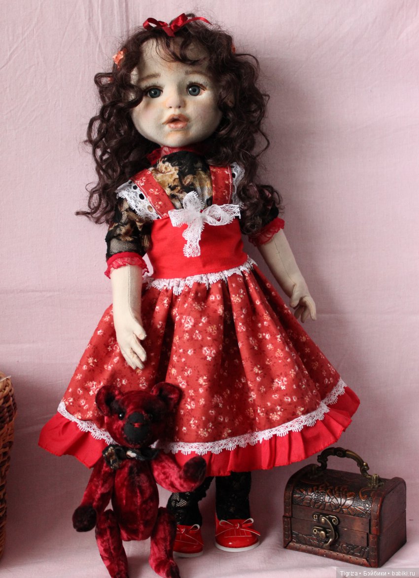 Моя застенчивая Есения — Авторские текстильные куклы: Вальдорфские