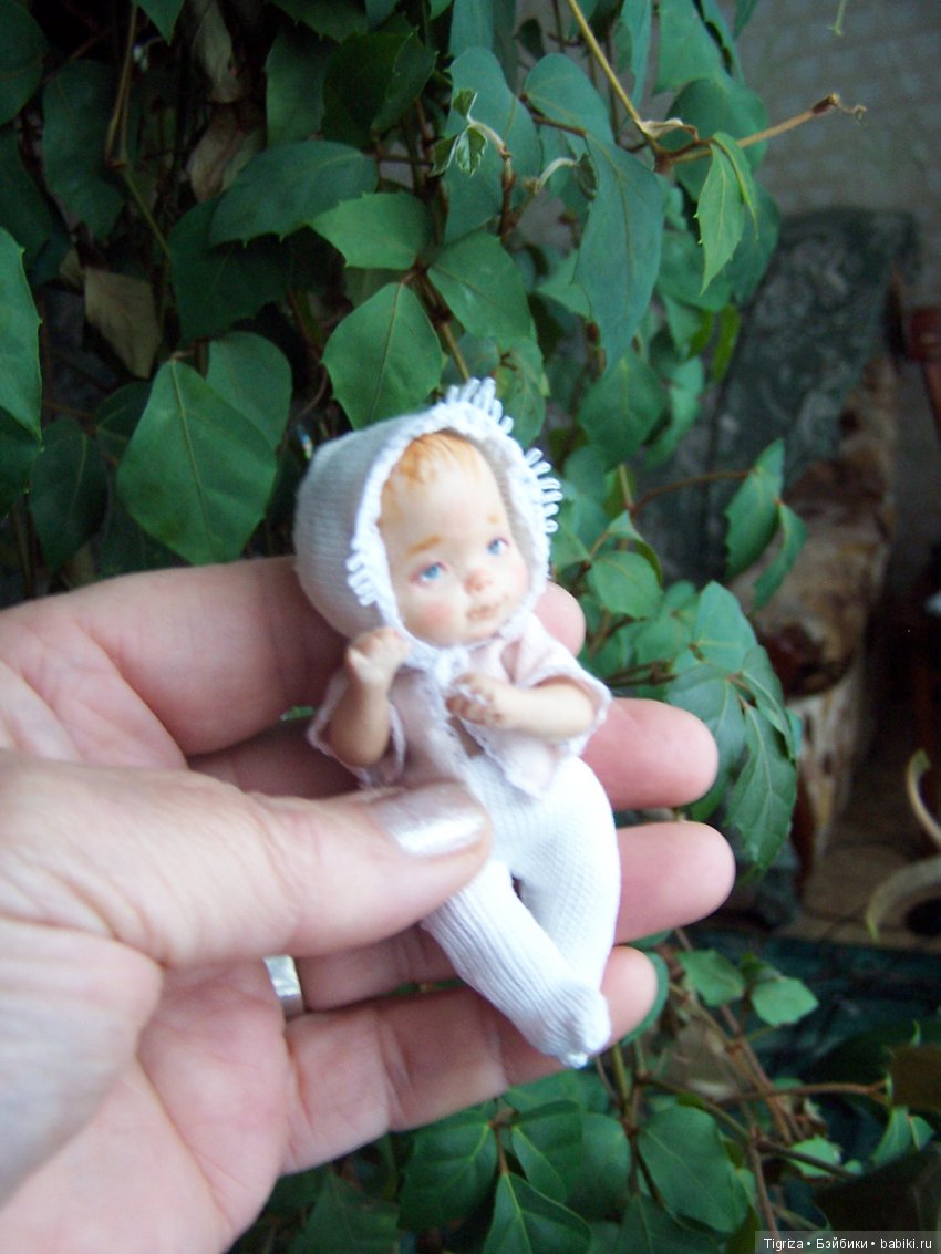 Невеличка — Авторские миниатюрные куклы: лепка (фото 5)