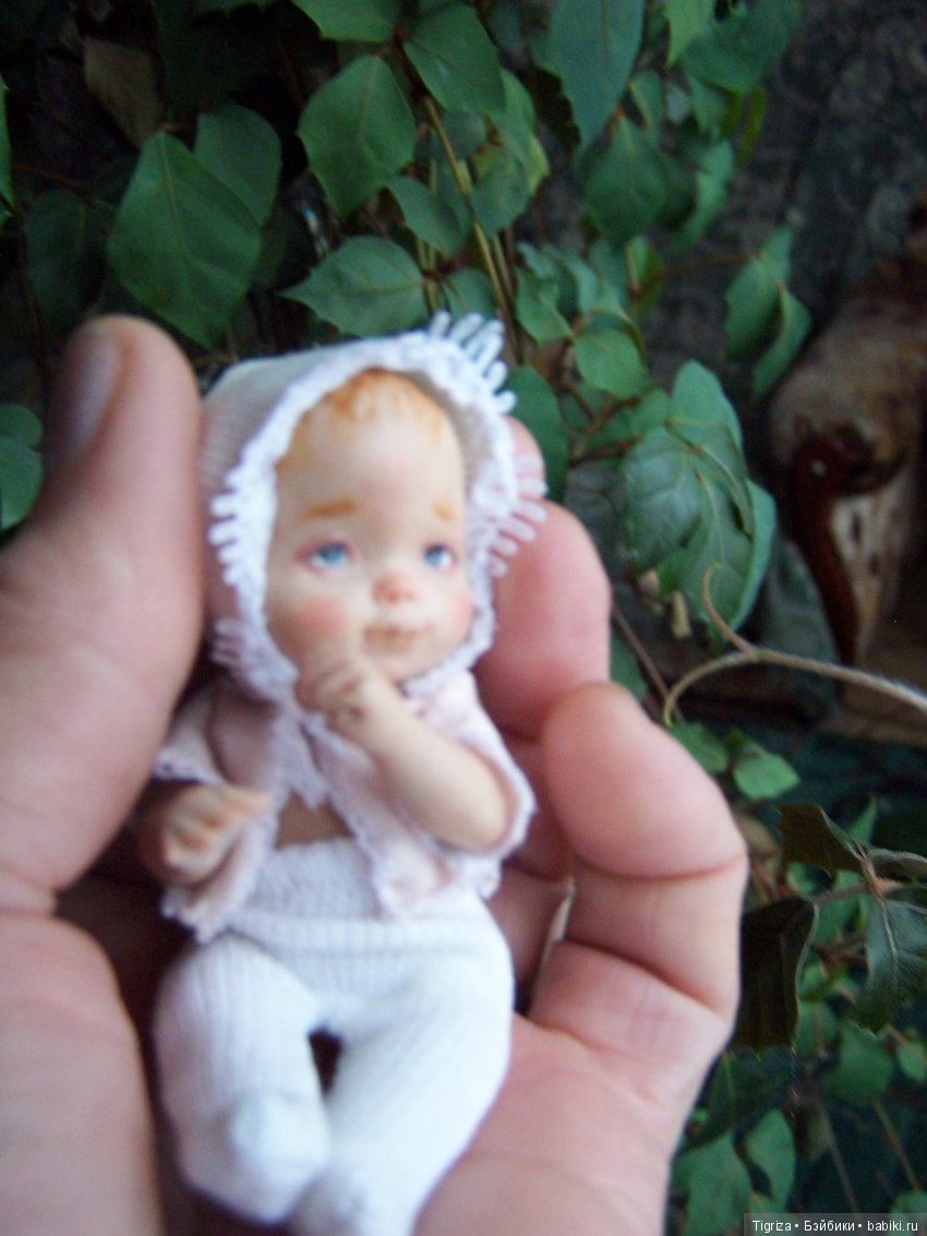 Невеличка — Авторские миниатюрные куклы: лепка (фото 6)